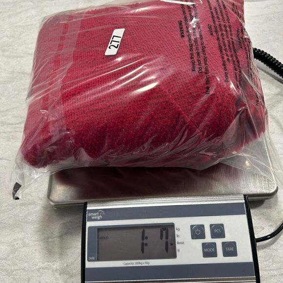 Talbots Women’s Red Tweed Hook Eye Closure Blazer Jacket Size X - Picture 15 of 15